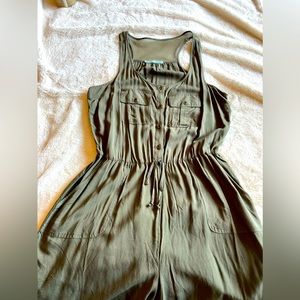 NWOT Maurices Army Green Romper L